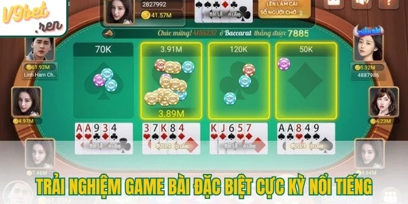 Trải nghiệm game bài đặc biệt cực kỳ nổi tiếng